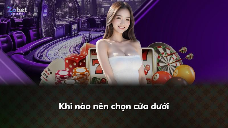 Khi nào nên chọn cửa dưới